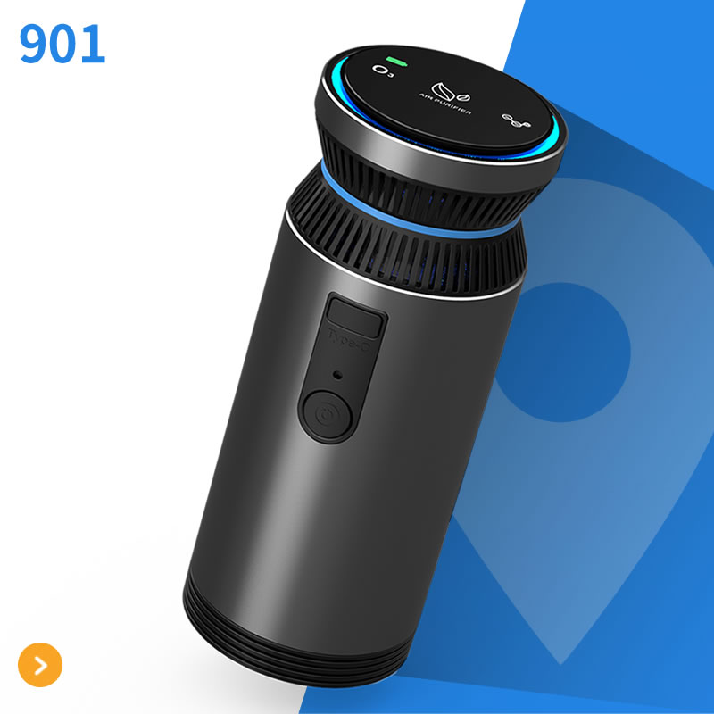 USB vehicle air purifier with ionizer 901